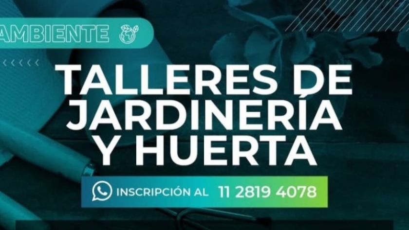 Talleres gratuitos de huerta y jardinería: dónde participar e inscribirse