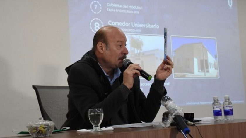 Rector de la UNaF presentó plan de infraestructura y anunció obras con fondos propios