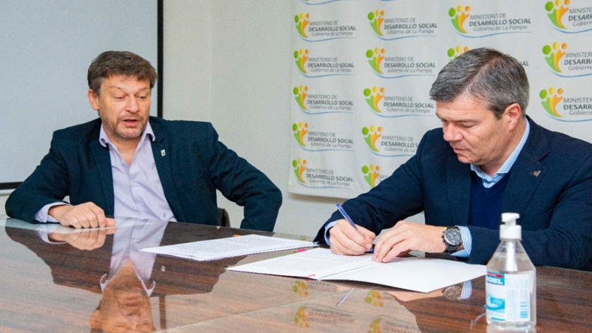 Convenio entre la Facultad de Agronomía - UNLPam y el Ministerio de Desarrollo Social