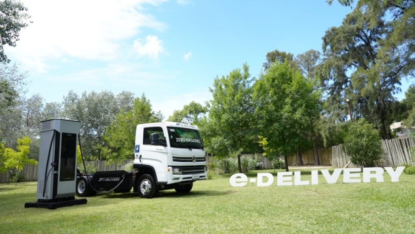 La nueva era del transporte: Volkswagen presentó el primer camión eléctrico y sustentable de Argentina