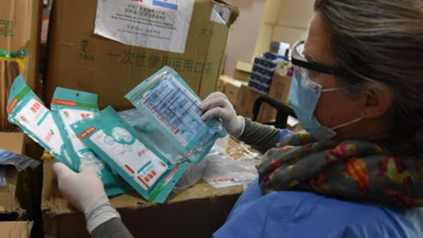 La provincia China de Guangdong donó 60 mil barbijos a Mendoza