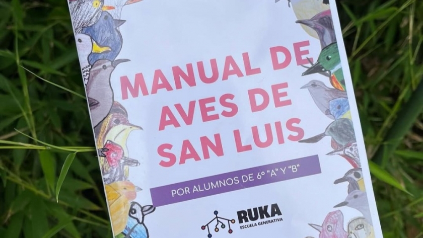 El manual de identificación de aves de la Escuela Ruka llegó a la ‘Fundación de la Tierra’