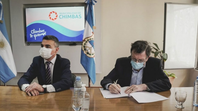 Firmaron convenio para la puesta en marcha del plan de Ordenamiento Territorial y Productivo en Chimbas