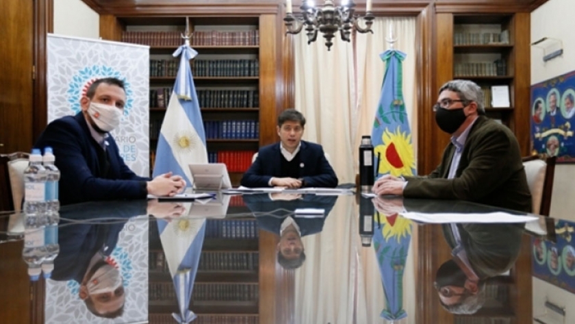 Kicillof y Cuattromo presentaron un espacio virtual del Banco Provincia para impulsar exportaciones