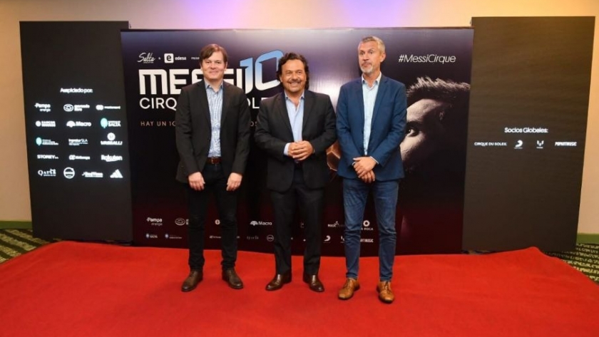 Sáenz destacó la llegada de Messi10 by Cirque Du Soleil, el espectáculo internacional más importante en la historia de Salta
