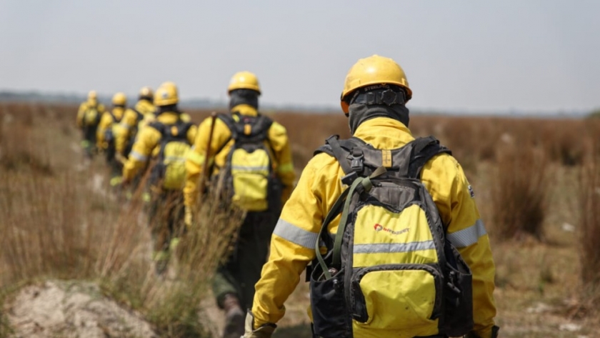 Incendios en Corrientes: Federovisky viajó a la provincia y puso en marcha el comando unificado
