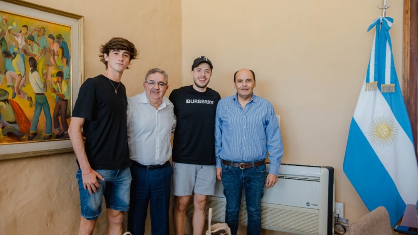 El Gobernador recibió Agustín Tapia y le propuso ser Embajador deportivo de Catamarca