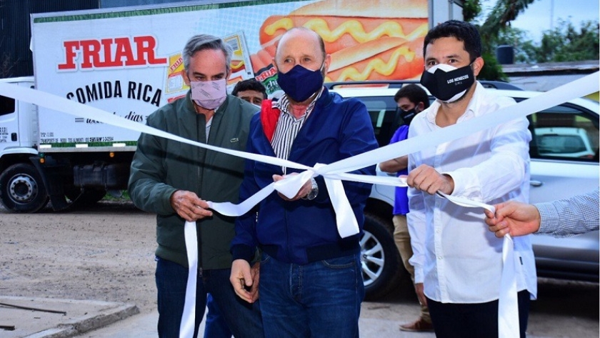 Simón Bolívar: inauguración en la planta de chacinados y empanizados de la firma Los Nenecos