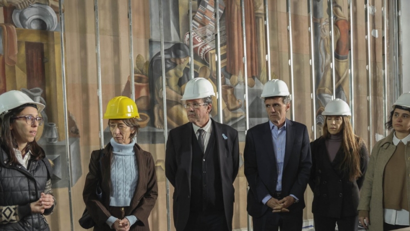 *Katopodis* recorrió las obras de restauración y puesta en valor del Palais de Glace