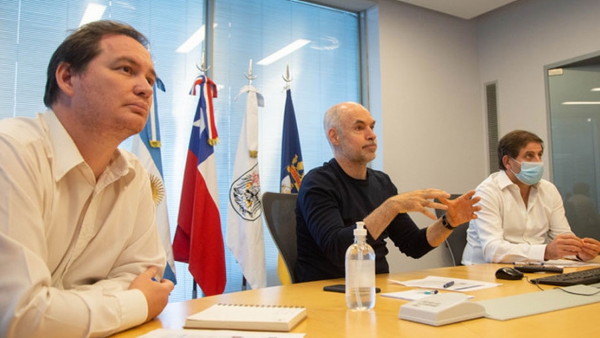 Horacio Rodriguez Larreta se reunió con el alcalde de Santiago de Chile
