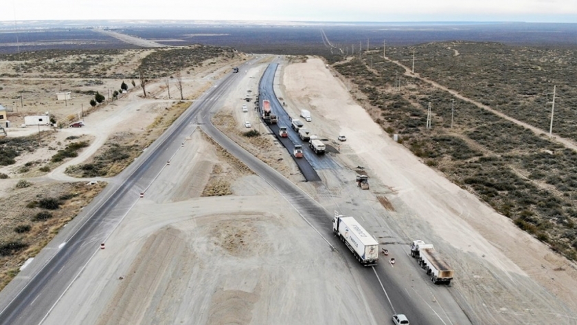Chubut: están por finalizar las obras de la autovía de la Ruta 3