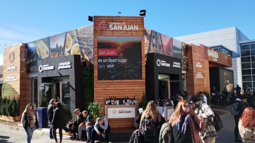 Productos sanjuaninos se lucen en la 135° Expo Rural