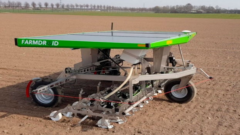 FarmDroid diseñó el robot FD20 que siembra y elimina malezas