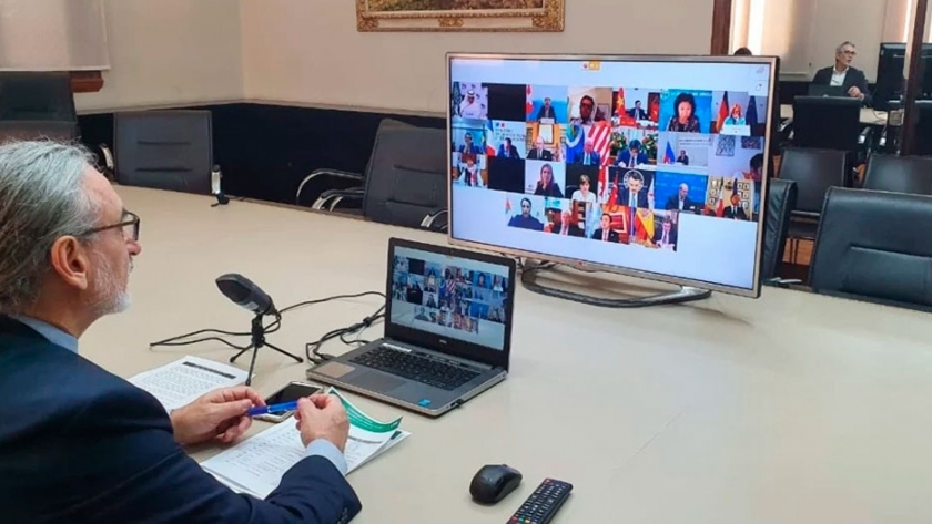 G20: Basterra participó de una reunión en la que se analizó el impacto del coronavirus