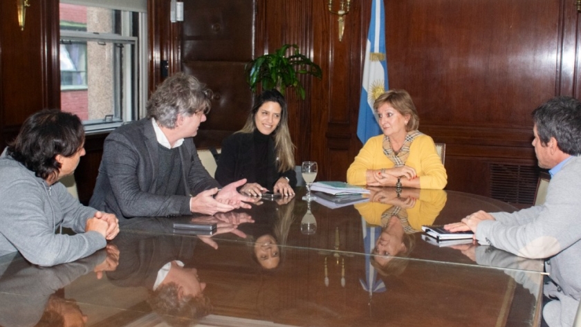 Lamas se reunió con autoridades del Banco de Inversión y Comercio Exterior