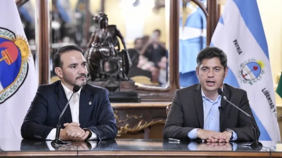 Kicillof y Juan Pablo Valdés sellan acuerdos productivos entre Buenos Aires y Corrientes