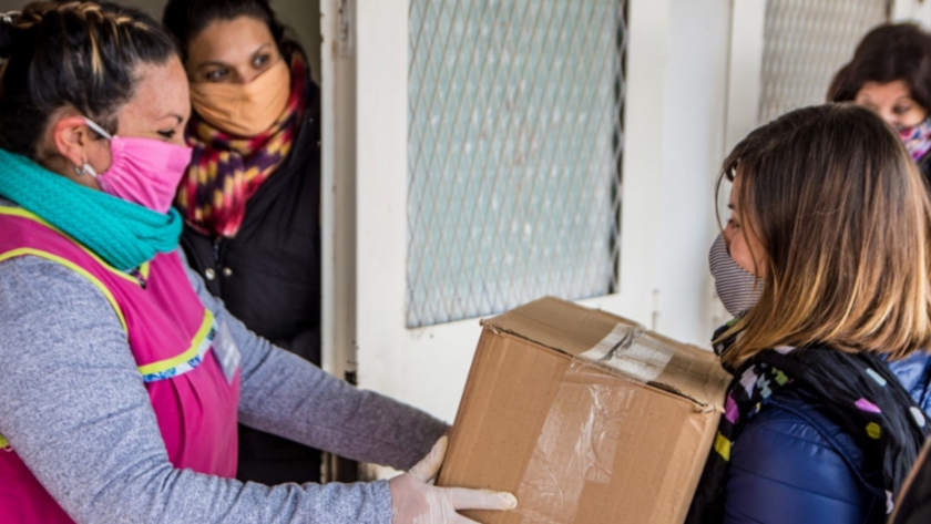 Paicor: quinta entrega de módulos alimentarios en Capital e interior