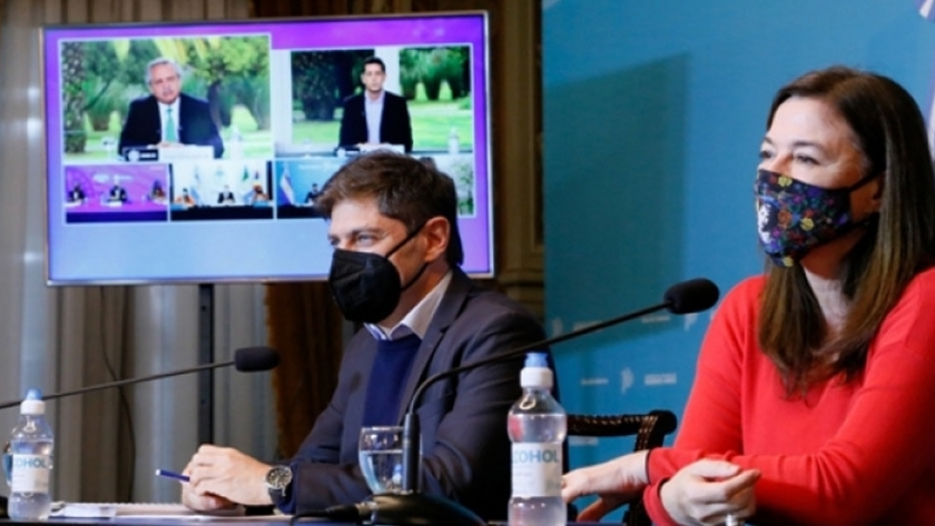 Kicillof participó de la presentación del programa nacional Acompañar