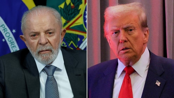 Trump amenaza con subir aranceles a Brasil si Lula impone restricciones a productos estadounidenses