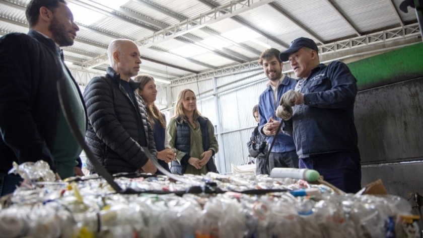 Rodríguez Larreta inauguró una planta de reciclaje en el Barrio Mugica