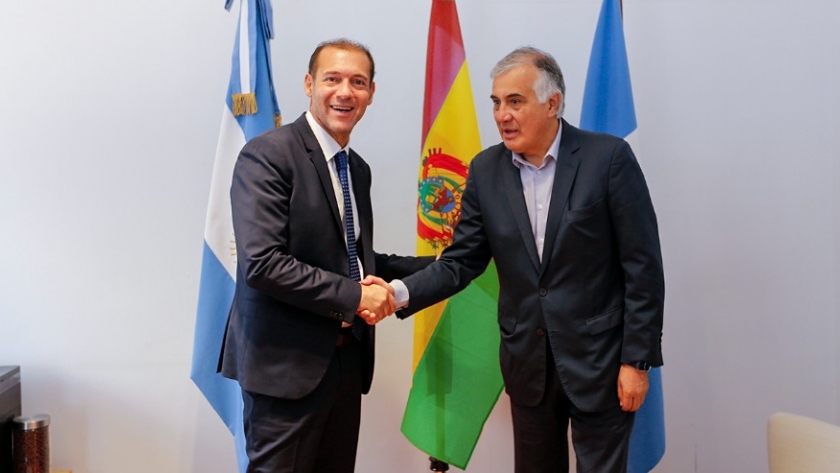 Gutiérrez recibió al embajador de Bolivia en Argentina