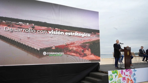 Corrientes fortalece la operatoria del puerto de Ituzaingó y promociona los proyectos de Lavalle y Capital
