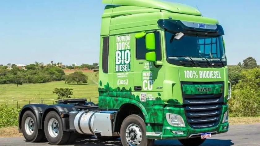 JBS inicia Proyecto de Uso de Biodiesel 100% en su flota de camiones a Brasil