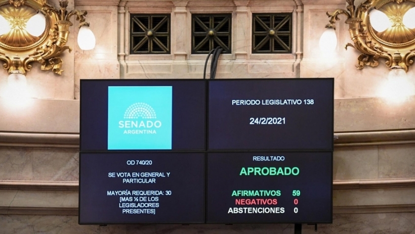 El Senado convirtió en ley el proyecto de Financiamiento del Sistema Nacional de Ciencia, Tecnología e Innovación