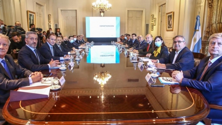 Uñac y sus pares provinciales se reunieron con Alberto Fernández por los fondos de coparticipación