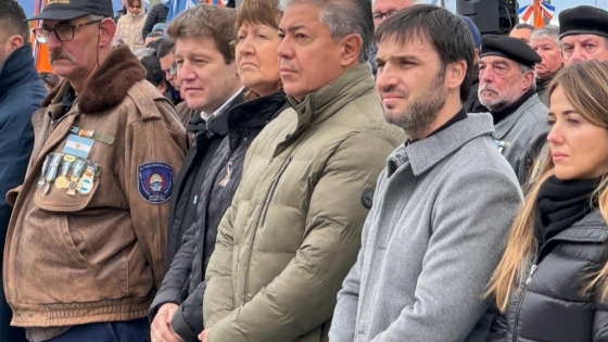 El gobernador Figueroa participó de los actos por Malvinas en Tierra del Fuego