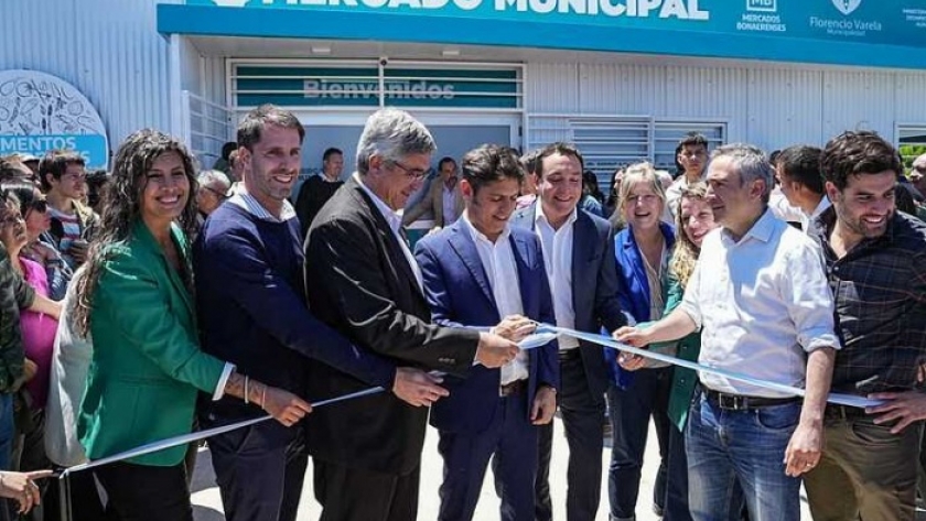 Axel Kicillof y Javier Rodríguez inauguraron un nuevo Mercado Bonaerense Fijo