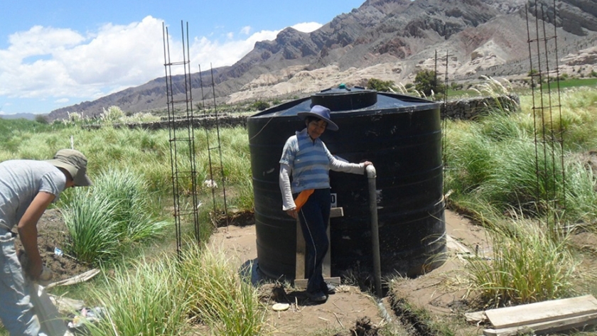 Avanza la ejecución de obras hídricas para el paraje El Golgota