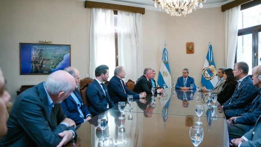 Autoridades del proyecto minero Los Azules fueron recibidos por el vicegobernador