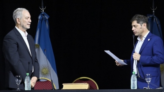 <Kicillof participó de la asunción de Alak como intendente de La Plata