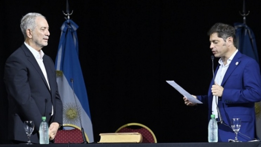 Kicillof participó de la asunción de Alak como intendente de La Plata