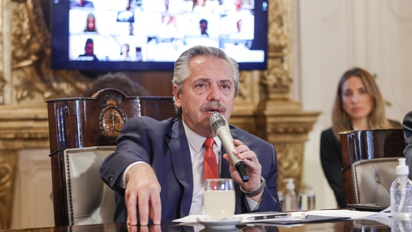 El Presidente encabezó una videoconferencia con representantes de empresas de tecnología