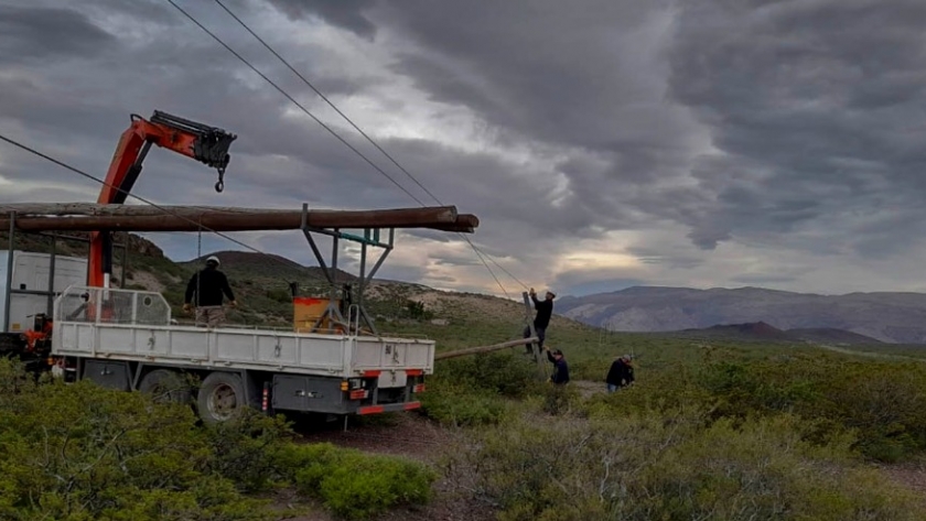 EPEN reforzó tareas tras el temporal de viento