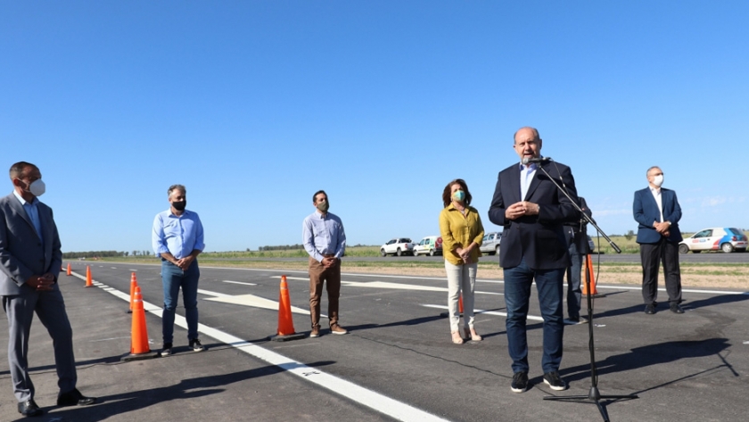 Perotti inauguró un tramo de la autopista de la Ruta Nacional Nro. 34