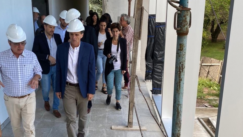 El ministro recorrió obras en la Universidad de Moreno