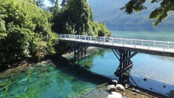 El Río Correntoso, el más corto del mundo, un paraíso natural en Villa La Angostura