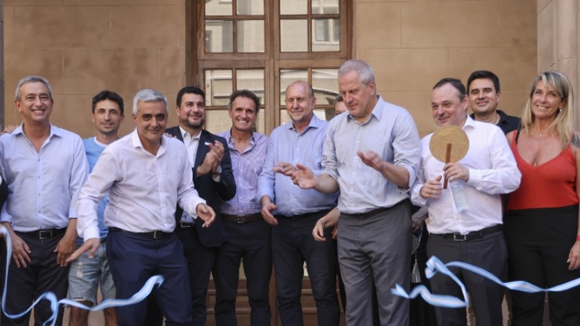 Katopodis, Perczyk y Perotti inauguraron la ampliación de la Facultad de Humanidades y Artes de la Universidad Nacional de Rosario