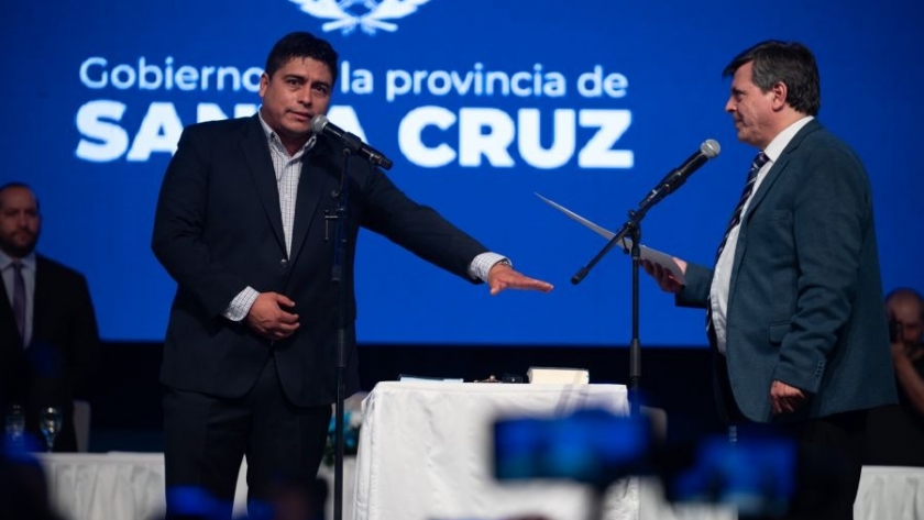 A 40 Años de Democracia: Claudio Vidal asumió como nuevo gobernador de la Provincia de Santa Cruz
