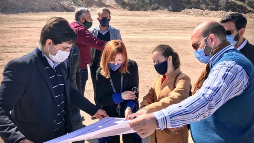 La secretaria de Provincias del Ministerio del Interior visitó la obra de Acueducto Norte
