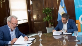 Mingorance se reunió con Cabandié por los recursos del Fondo Nacional de Manejo del Fuego
