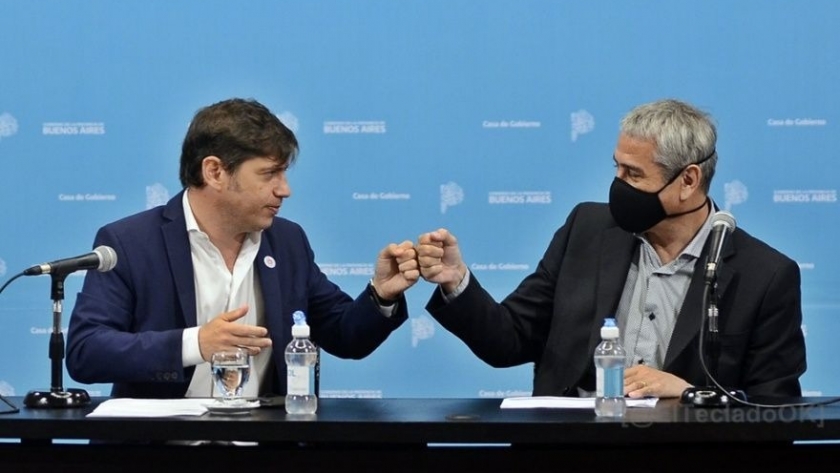 Kicillof y García recibieron al Ministro Ferraresi