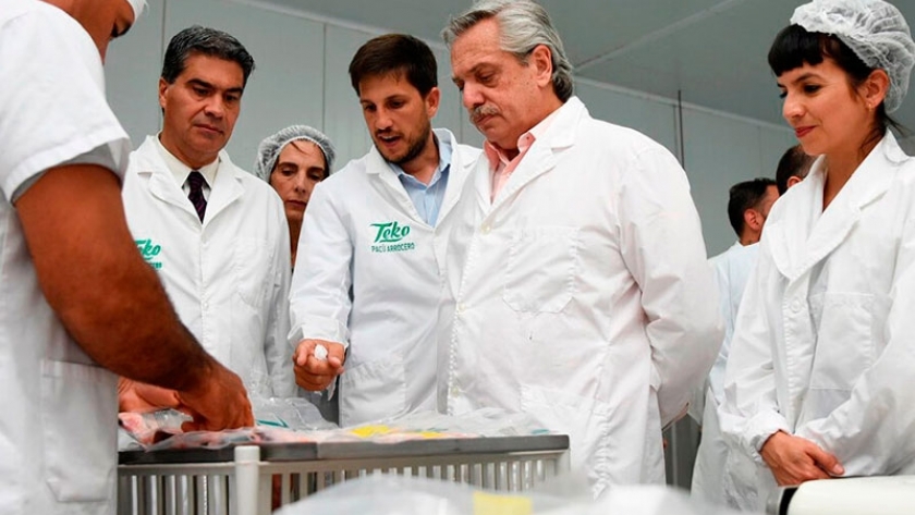 La visita de Alberto Fernández a Chaco, inversiones en pacú arrocero y recorridas con Capitanich