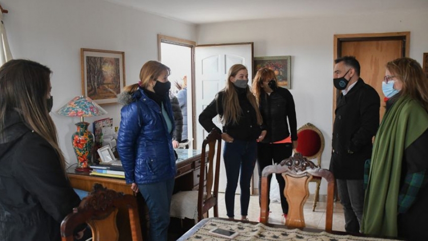 Alicia inauguró redes de gas en barrios de Río Gallegos