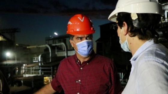 Energía renovable: el Gobernador recorrió la planta industrial Indunor-Sersa en La Escondida