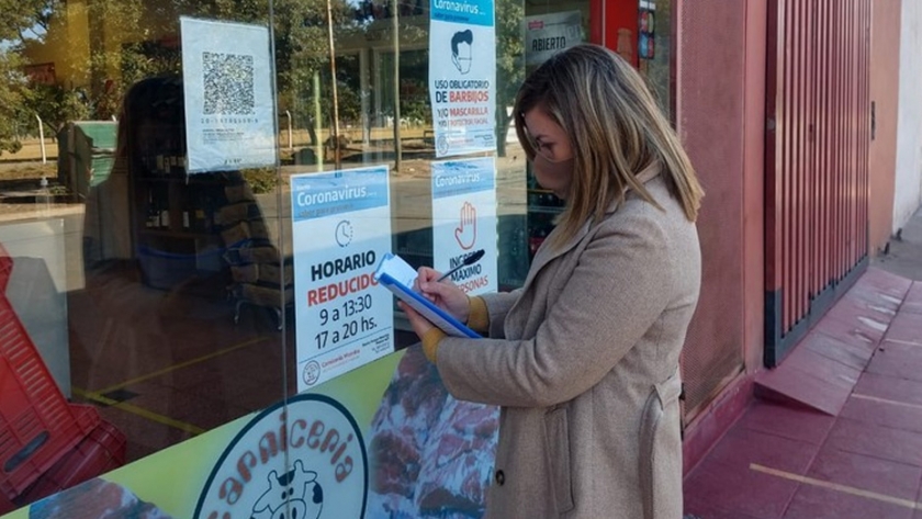 Se inició una encuesta a comerciantes de la provincia