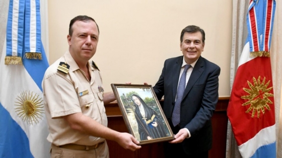 Zamora recibió al nuevo jefe de Prefectura Naval Argentina del Embalse Río Hondo
